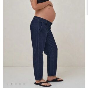 Dark Blue Maternity Jeggings